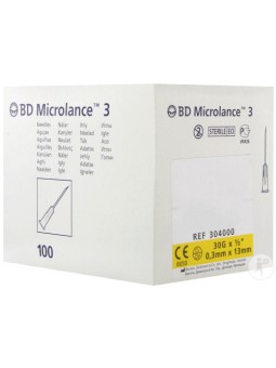 BD MICROLANCE 30G JAUNE BT100﻿
